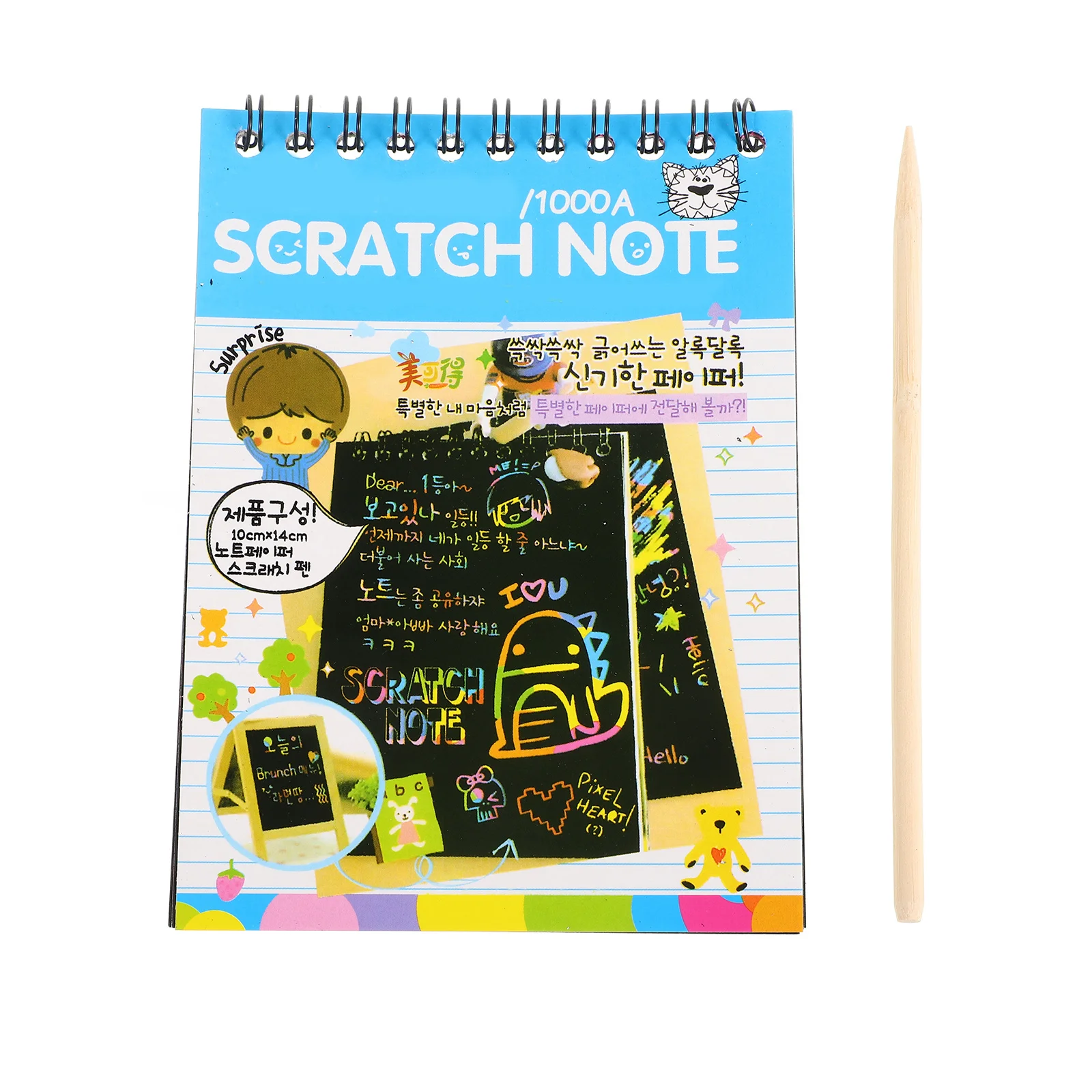 

6Sets Scratch Note Books Creative DIY Drawing Sketch Pads Scratch Paint Paper Educational Scrapbook for