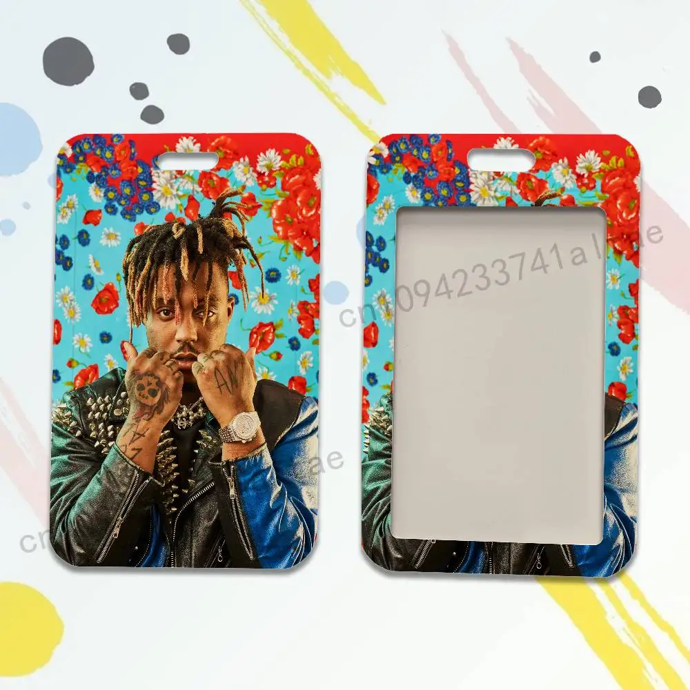 Singer J-Juice W-Wrld Cool Card Holder Lanyard Camera Neck Strap Credit Card Case ID Badge Credentials Protection