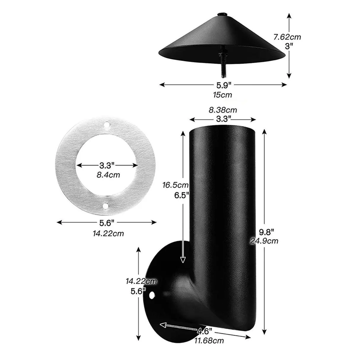 Pellet Grill Smoke Stack Chimney Replacement for , Replacement Stack Smoker Kits