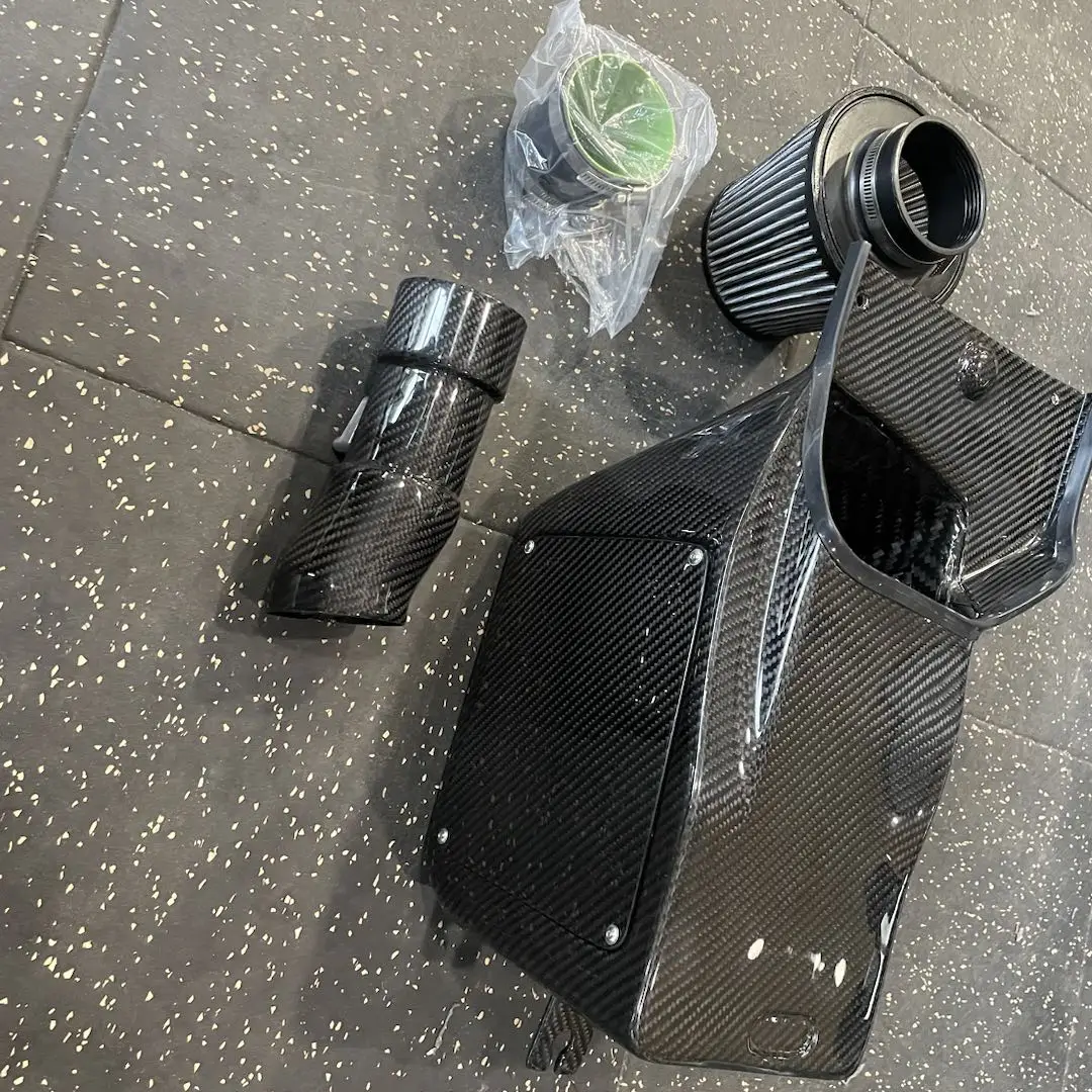 Neues Kaltlufteinlassfiltersystem aus echtem Kohlefaser für Typ R 2022+ FL5 2.0T