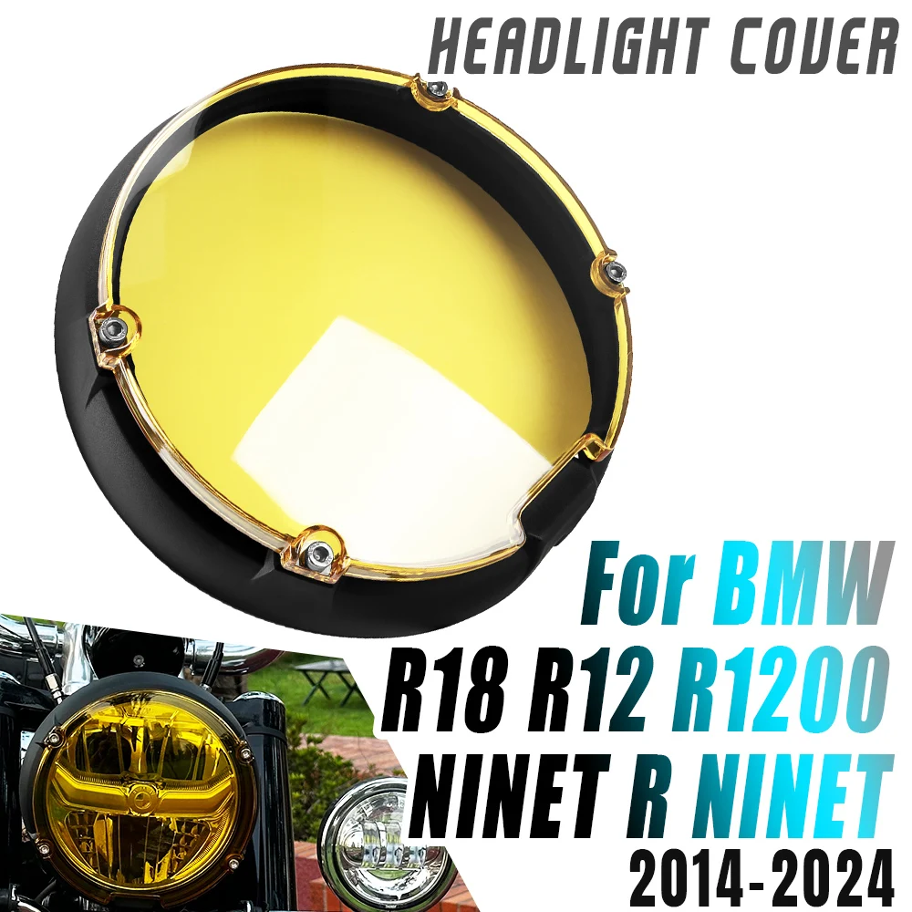 For BMW R18 R12 R1200 NineT R NineT 2014-2024 2023 2022 Motorcycle Accessorie Headlight Guard Protector Grille Grill Cover R 18