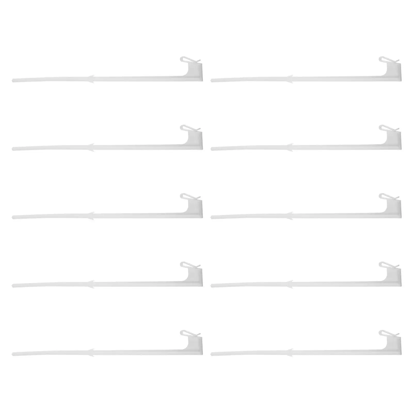 10Pcs Universal Car Window Flag Poles Plastic Clip-on Mount Strong Hold for Parade Road Rally Patriotic Car Flag Banner Holder view 5