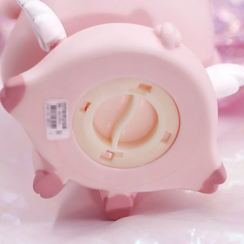 Adorable Pink Resin Piggy Bank Money Box Saving Pot for Room Table Bookshelf Decoration Encourages Saving Size A