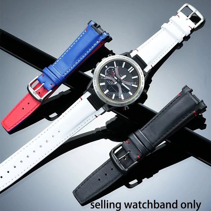 ECB-2000 DIY Watch Strap for Casio EDIFICE Series ECB-2000 EFS-S641 Men's Modified Retro Leather Bracelet Accessories view 3