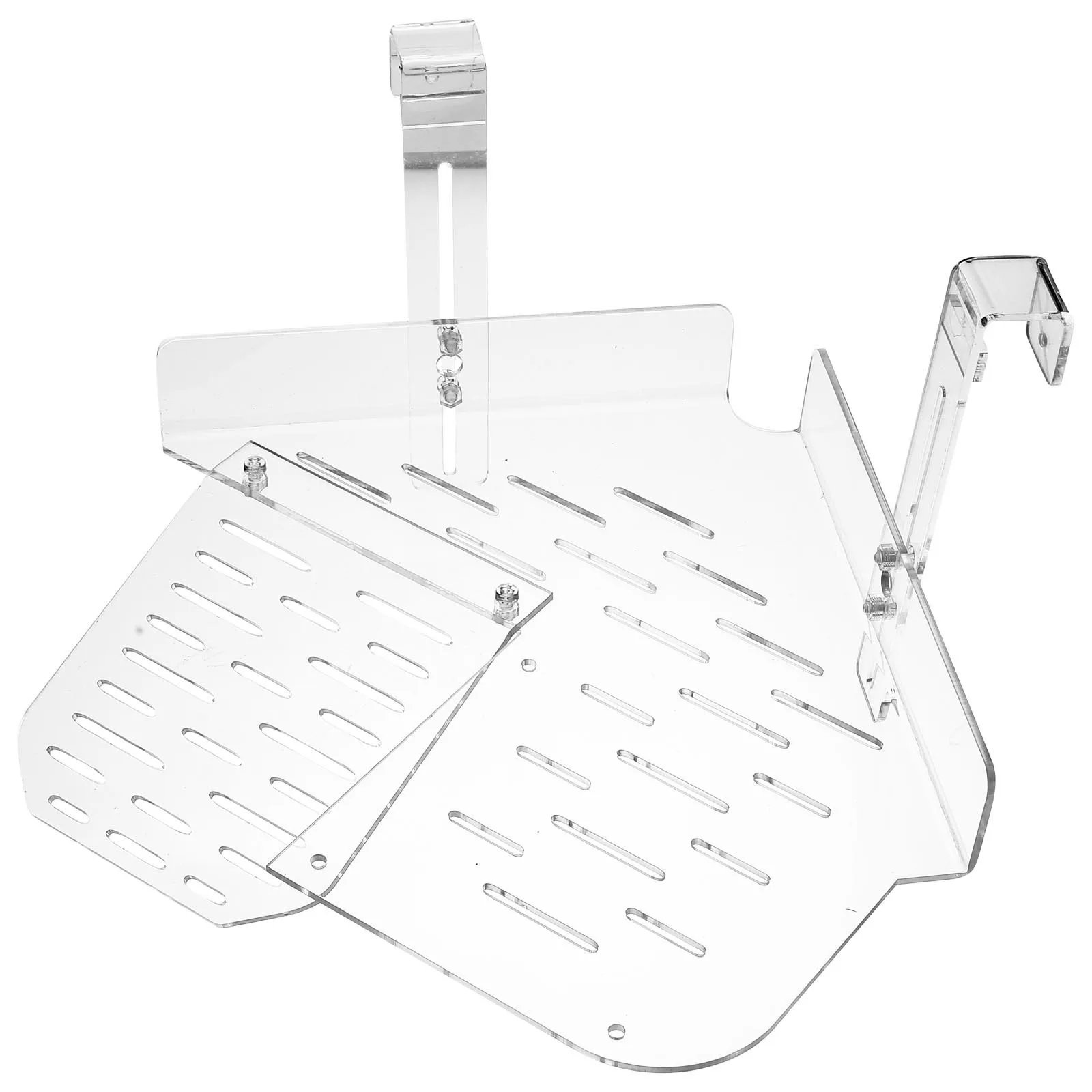 Acrylic Turtle Resting Platform Hanging Basking Terrace for Tortoise Tank Habitat Breeding Area Quick Setup Healthy Environment