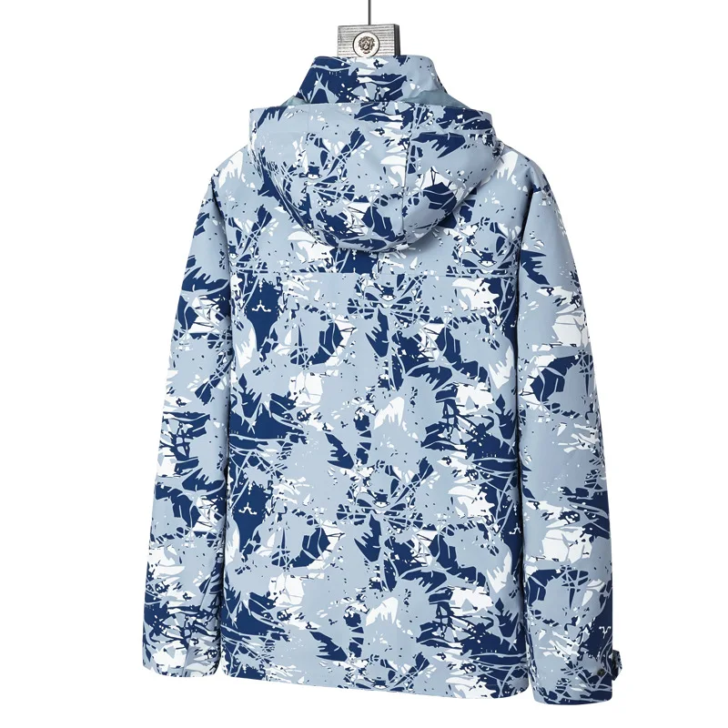 Ski Suit Down Jacket Liner Jacket Men's and Women's Thickened Jacket Three-in-one Detachable Fashion Trend To Keep Warm