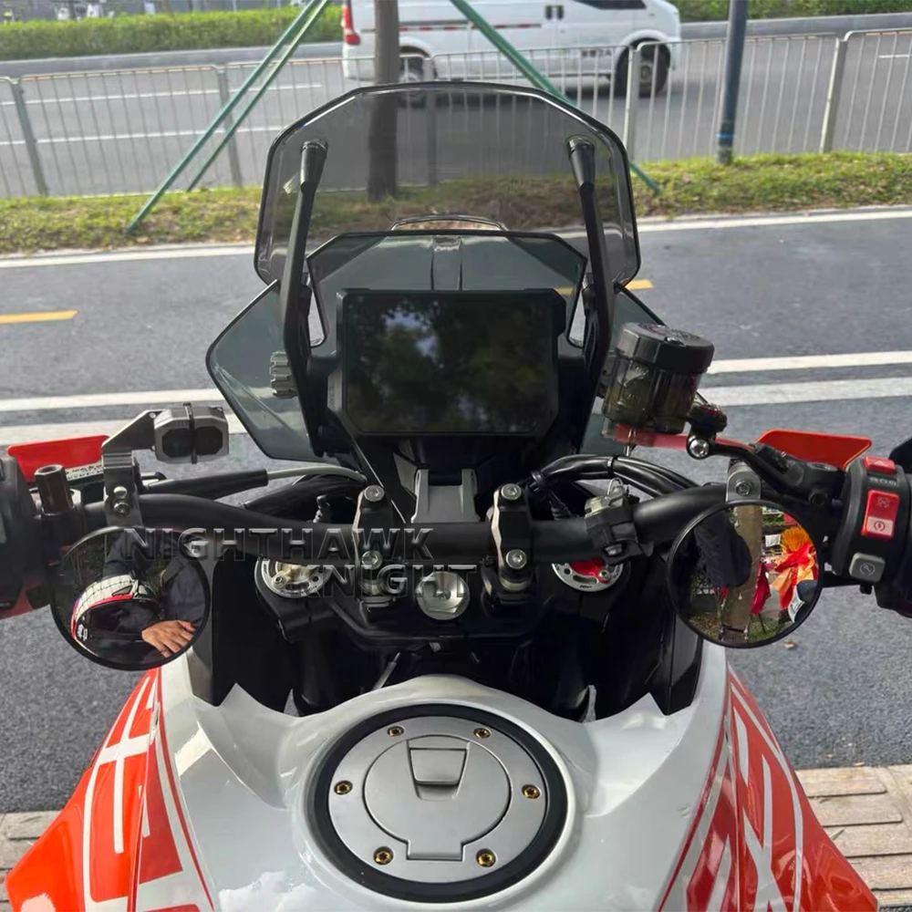 For DUKE 790 890 Duke R duke 990 1290 1390 SUPER DUKE R EVO Motorcycle Handlebar Mirror Blind Spot Wide Angle Convex Mirror