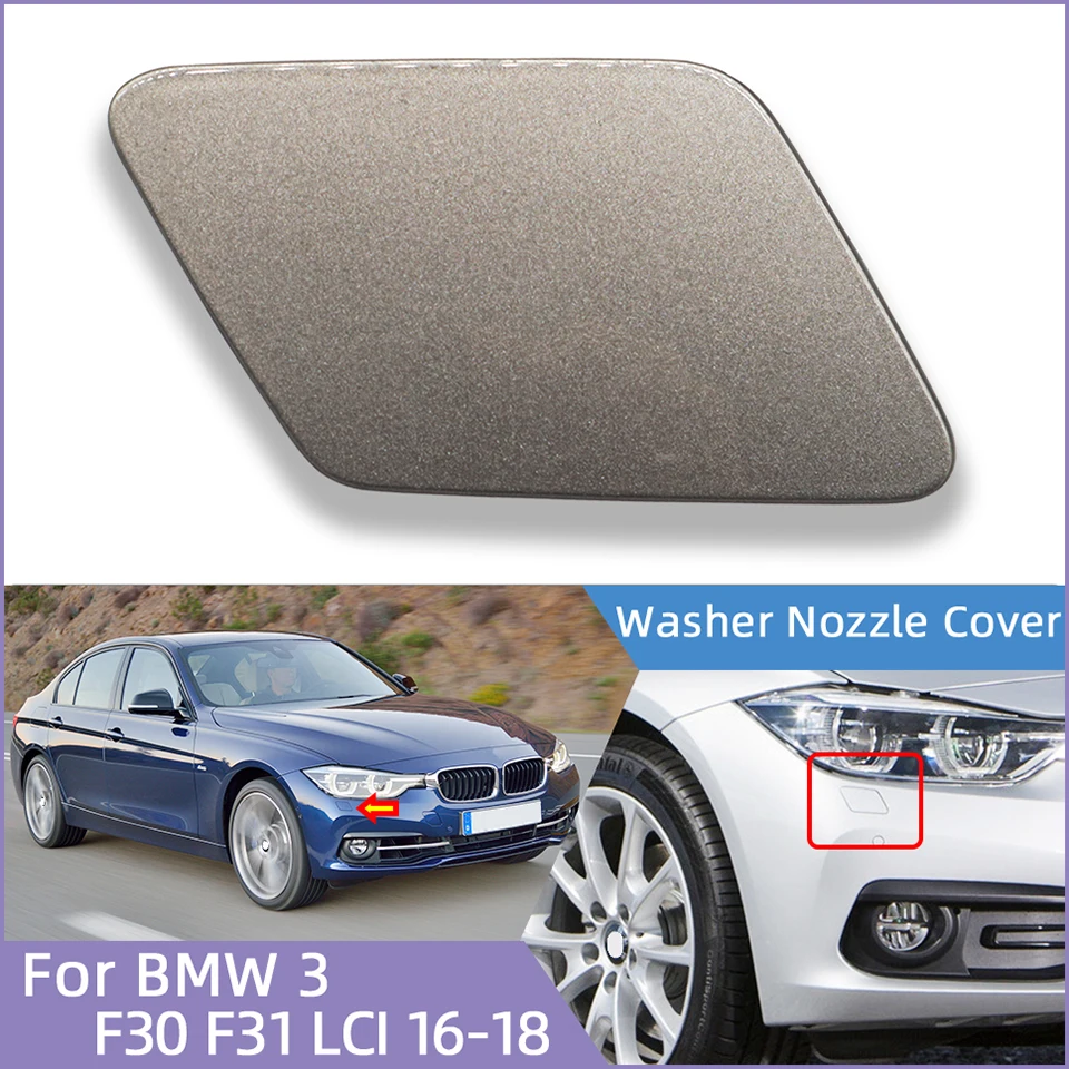 

High Quality Auto Front Bumper Headlight Washer Nozzle Cover Cap For BMW Series 3 F30 F31 LCI Ordinary Version 2016 2017 2018