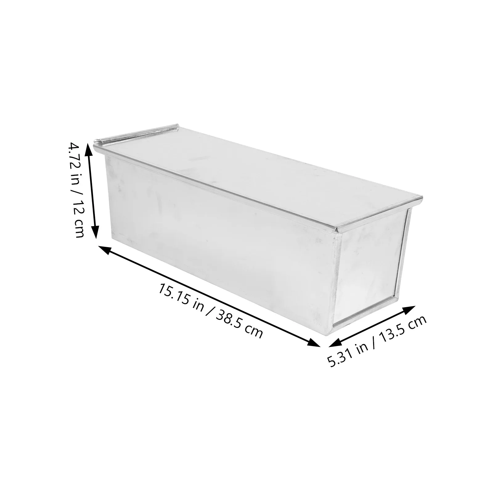 1Pcs Premium Non-Stick Baking Bread Mold with Lid Toast Baking Box High Temperature Resistant Loaf Pan for Home Bakery