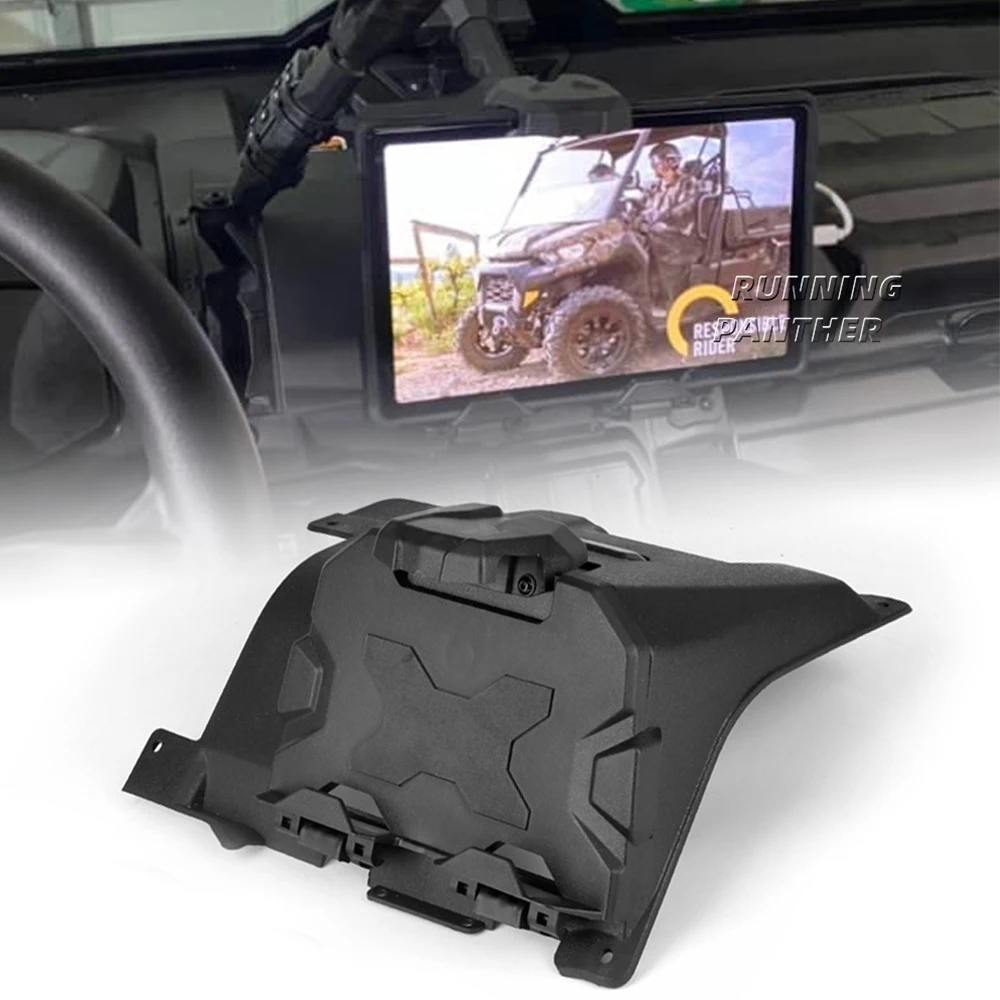 For Can-Am Defender HD10 HD8 HD5 Max HD10 HD8 2016-2022 UTV Electronic Tablet Device Phone Holder GPS Organizer Storage Box