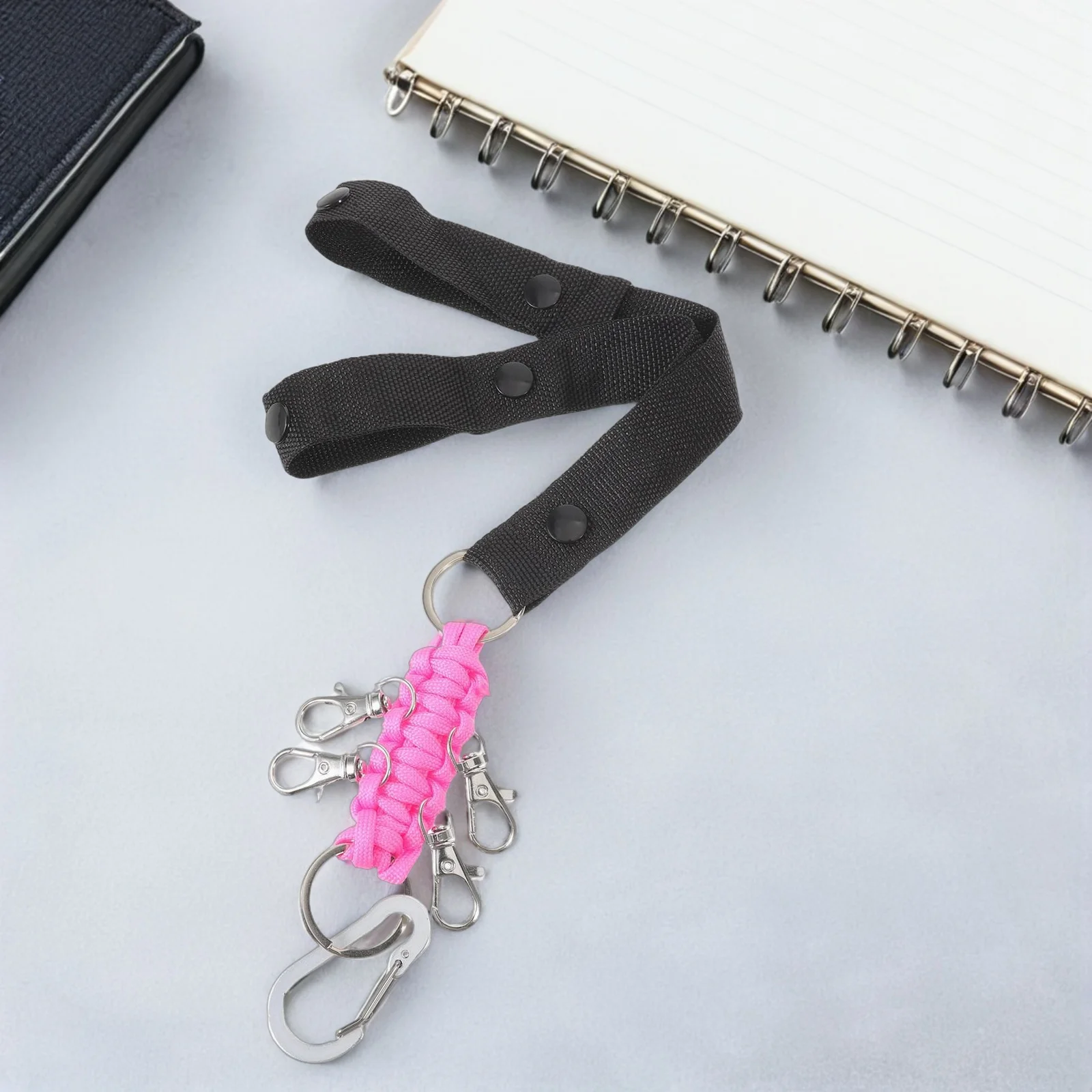 بوم بوم حامل حزام أزرار خاطفة لحقيبة الظهر التشجيع اكسسوارات تخزين حلقة دائم حزام الأجهزة المعدنية يهتف