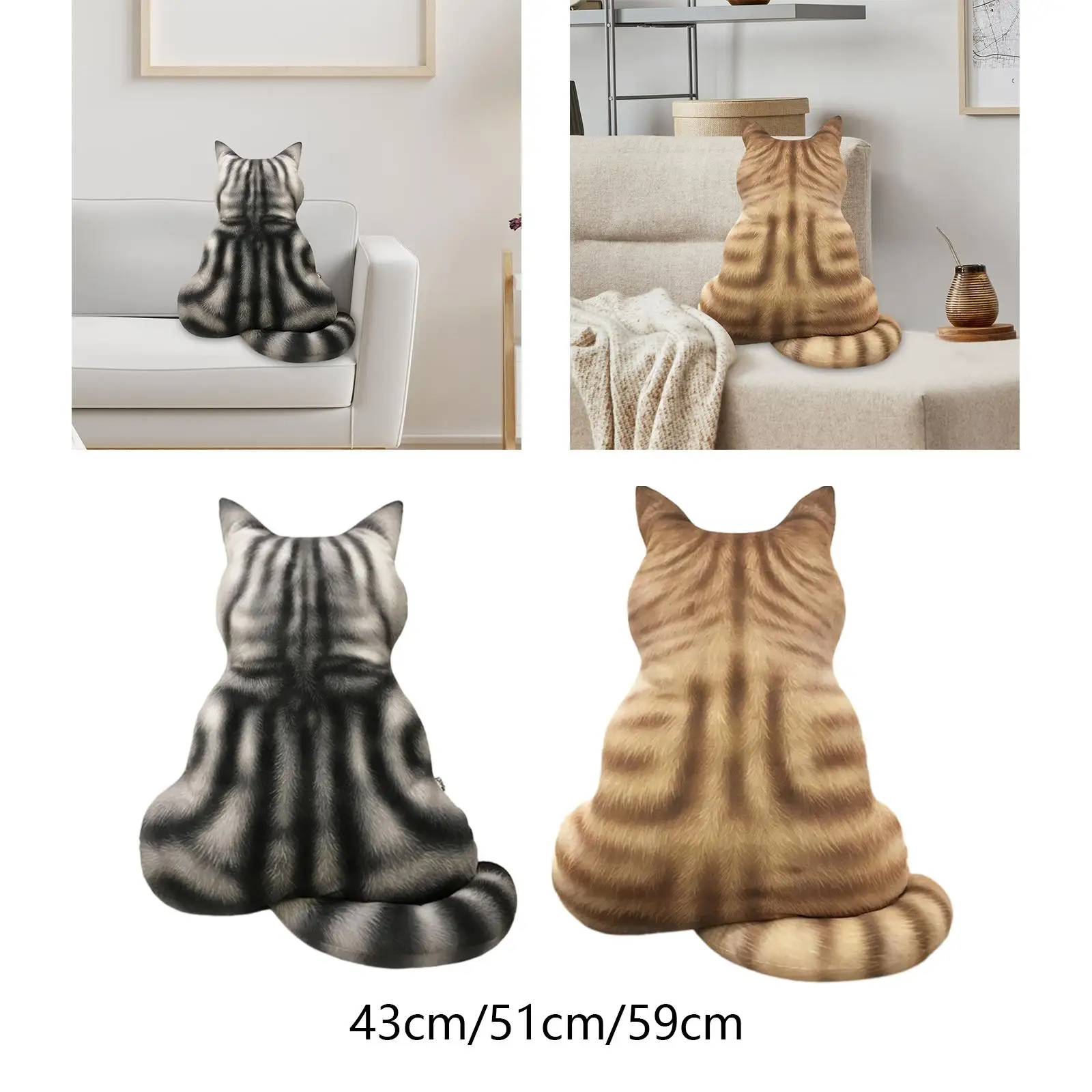 

Плюшевая подушка в виде кота, плюшевая подушка в форме лужи, украшение для автомобиля, мягкая подушка в виде животного, подушки для обнимания на Пасху, для гостиной, для путешествий