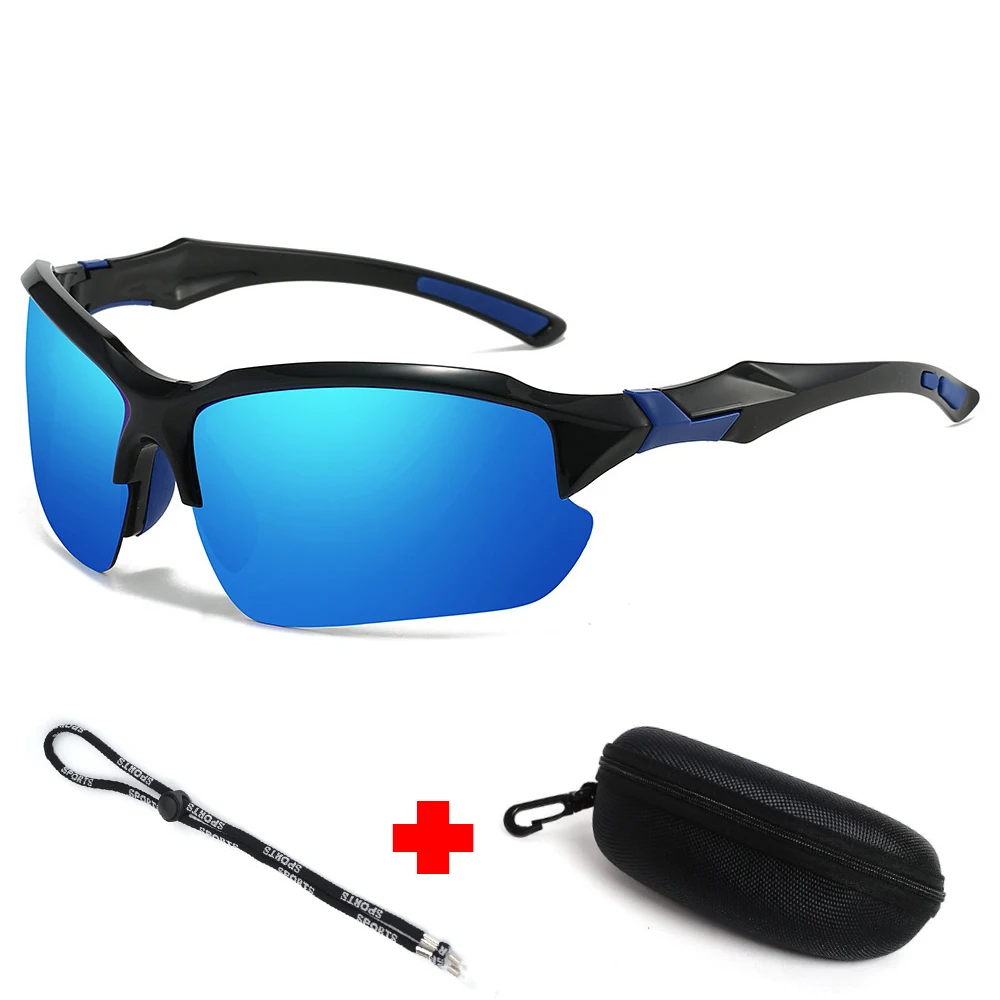 Cool Polarized Outdoor Sunglasses Men New UV400 Protection Sports Glasses for Cycling Fishing Mountain Climbing Vacation 8827WB