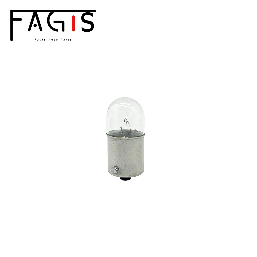 Fagis 10 Pcs R5W T16 12V 24V 5W Car Light Truck Lamp Warm White Halogen Bulbs Signal Bulbs Standard Auto Interior Light