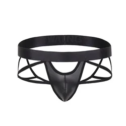 Men Sexy Open Butt Mesh Transparent Briefs Jockstrap Hollow Out Boxer Brief Underwear Underpants Erotic Solid Men's G-string