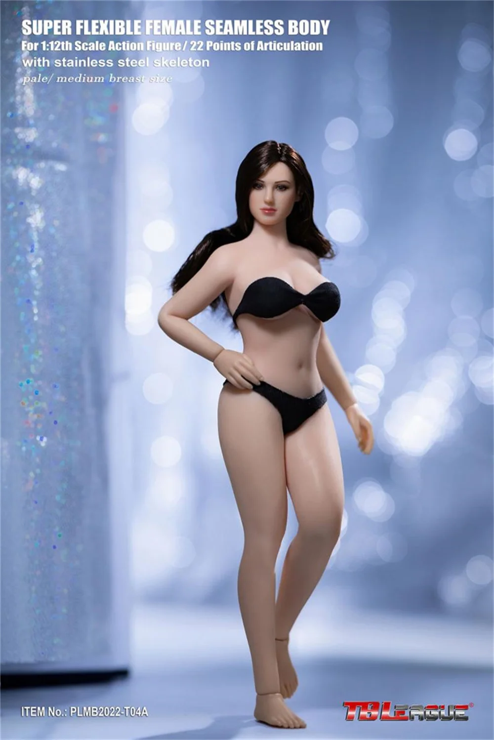 

Seamless Body Plump Doll TBLeague Female Body DollPLMB2022-T04 A/PLLB2022-T05 A 1/12 Super-Flexible for 6 " PH Model Toys