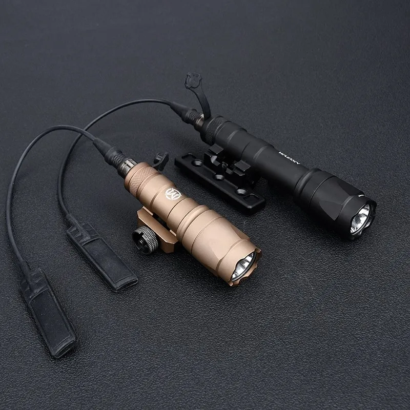 WADSN M600C M300A Tactical Flashlight M-Lok Keymod Offset Mount Rail Hunting Weapon Scout Light M600 M300 Airsoft Accessories