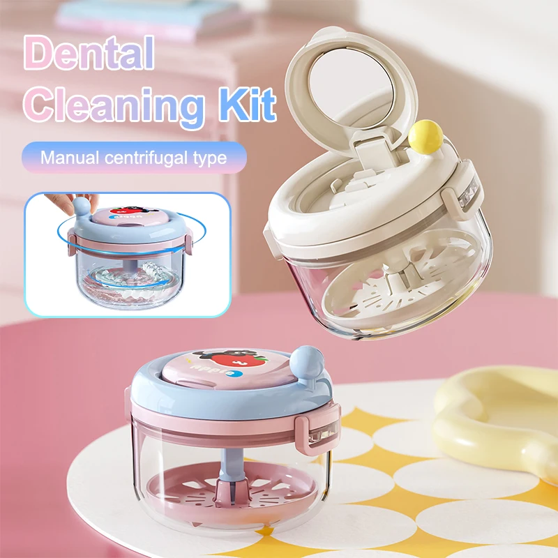 Portable Braces Box Multi-layered Invisible Braces Cleaning Box Teeth Retainer Storage Box Portable Deepened Denture Storage
