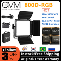 GVM 800D-RGB Video Light  for Photography Led Lighting Photo Studio Lights For Photo Shoot Camera Photographic Photoflood Photos