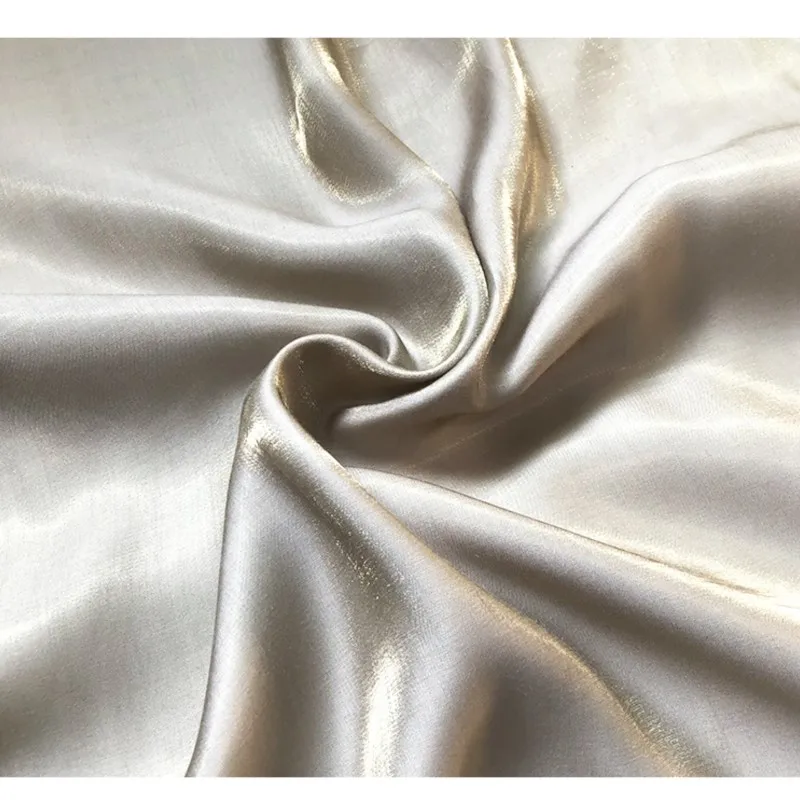 

Thin Draping Gilding Gray Glossy Delicate Linen Fashion Fabric Hanfu