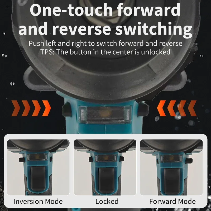 เครื่องมือกระแทกไร้สาย Makita รุ่น DTW700 18V Brushless แบบไม่มีแบตเตอรี่ ใช้แบตเตอรี่ลิเธียมไอออน ขนาดหัวจับ 1/2 นิ้ว สำหรับงานซ่อมและขันสกรู ของขวัญ