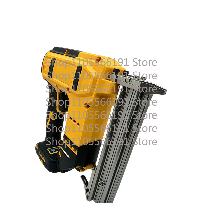 2-IN-1 Electric Brushless Brad Nail Gun Cordless Straight/N-shape Nails Woodworking Nailing Machine Fit For Dewalt 20V Battery