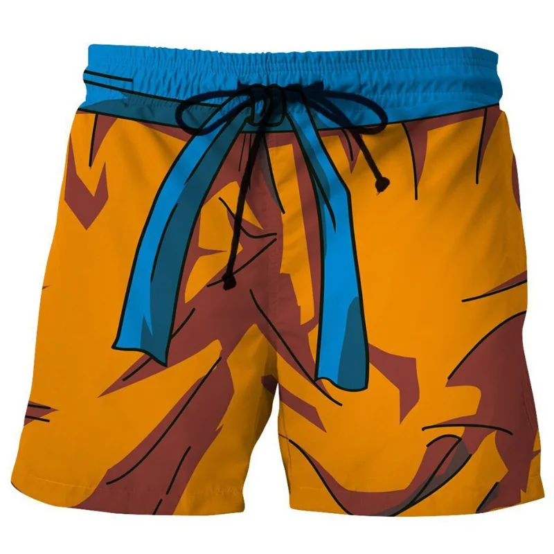 Dragon Ball Son Goku pantaloni corti estate uomo palestra pantaloncini da corsa Cartoon traspirante Cosplay costume da bagno pantaloni da spiaggia