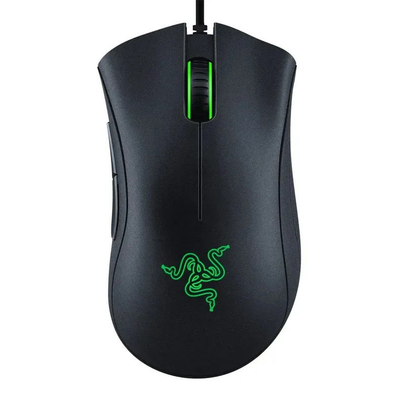ماوس ألعاب سلكي أساسي من Razer DeathAdder / ماوس سلكي 6400 ديسيبل متوحد الخواص 5 أزرار مستقلة لألعاب الكمبيوتر المحمول بدون إصدار للسائق #2