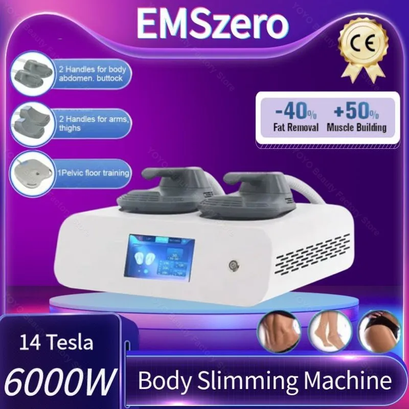 

2024 EMSzero Neo Body Sculpting Machine Shaping 14 Teslas 6000W EMS Radio Frequency RF Muscle Stimulator Device