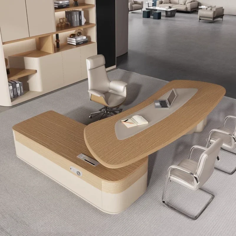 Executive Modern Office Desk Luxury Conference Secretary Stand Up Office Desk Reception Boss Escritorio Oficina Office Furniture