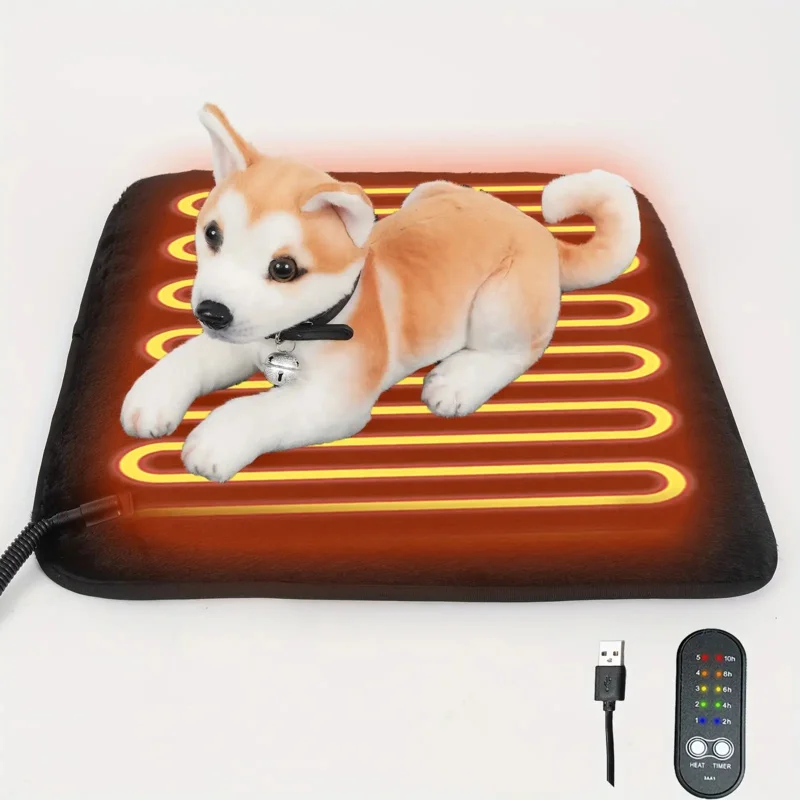 Pet Electric Blanket Heating Constant Temperature USB Plug-In Dog Cat Small Heater, Suitable For Small Cats And Dogs