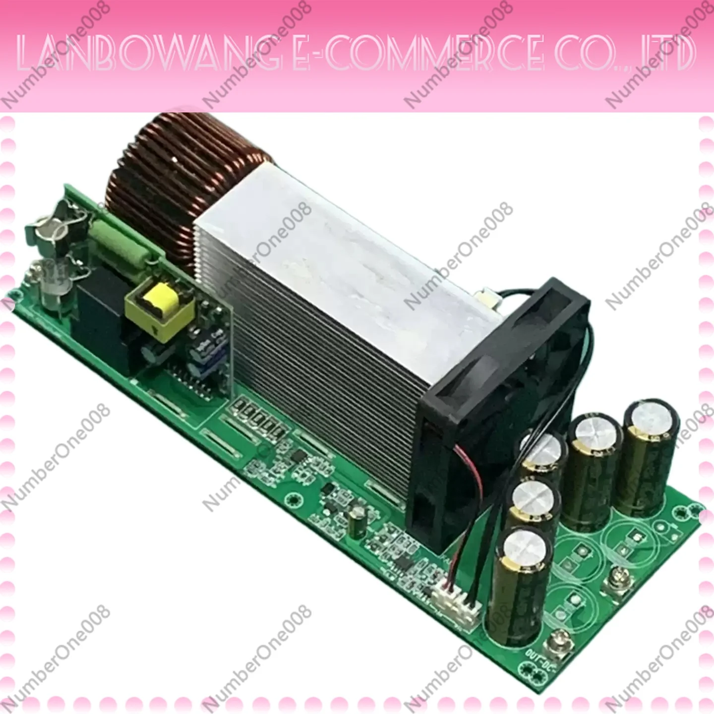 5KW DC-DC Boost Module, High Power PFC Front-End Boost Board for 5000W Inverter Charging