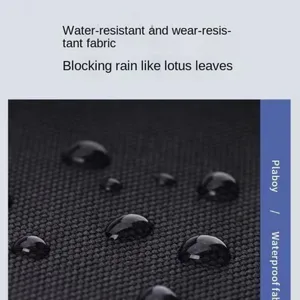 Ba lô máy tính vải oxford có thể rửa được, túi linh hoạt thời trang, đen, xám, xanh, màu đỏ, học sinh trường học, 15 10 Bán hàng ba lô màu xanh chính - №10