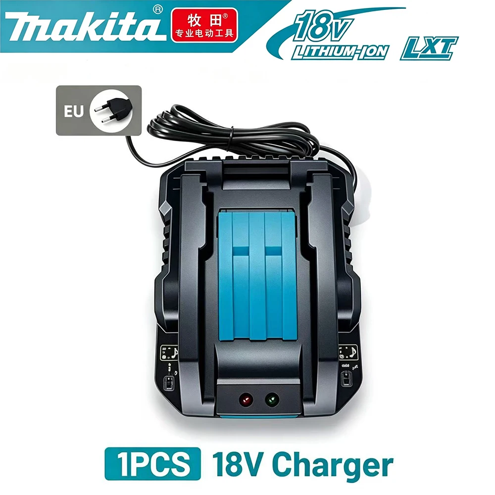 3A/4A MT Single Charge Battery Charger Compatible for Makita 14.4V-18V Lithium Ion Battery DC18RC Rapid Battery Charger Adapter
