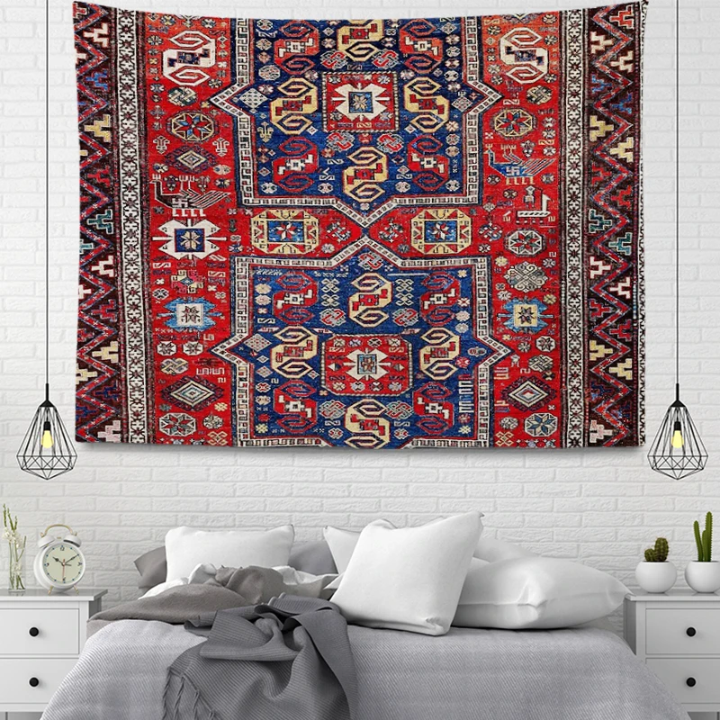 Home decoration Wall tapestry aesthetic room boho accessories wall hanging fabric autumn mandala decor vintage Morocco Bedroom