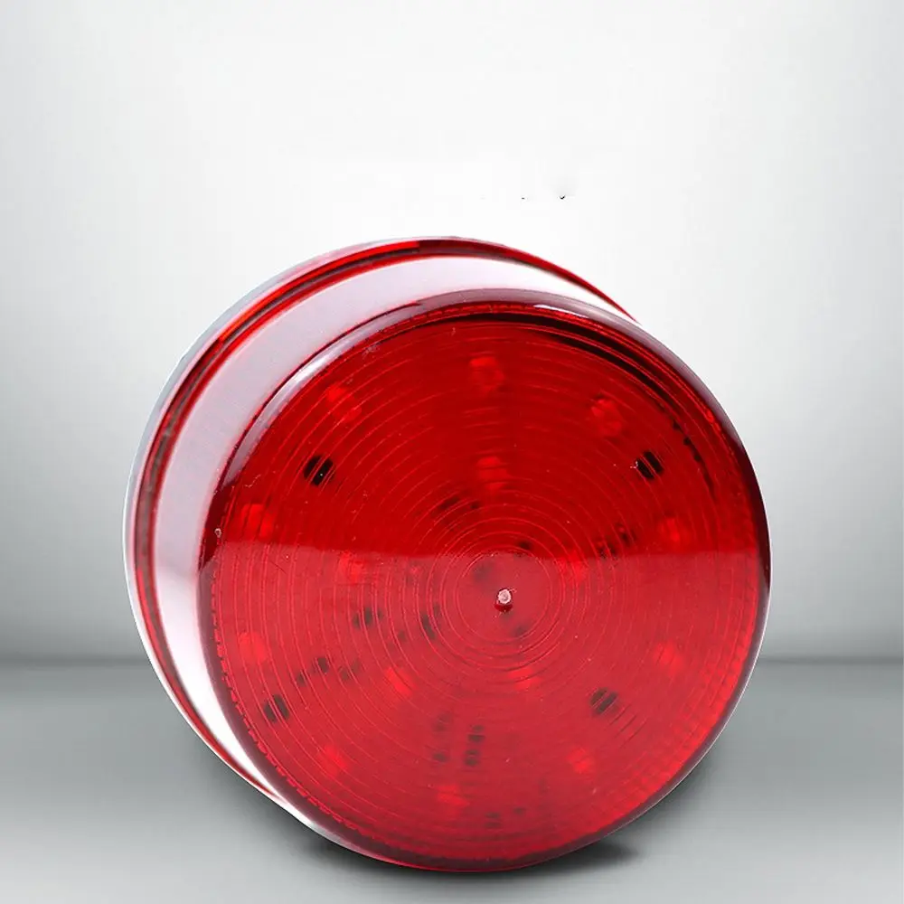 Langlebiges 12-V-LED-Blitzlicht, rot, universelles Notfall-Blinklicht, Sicherheitssensor, Notanzeigelampe, Schulbus