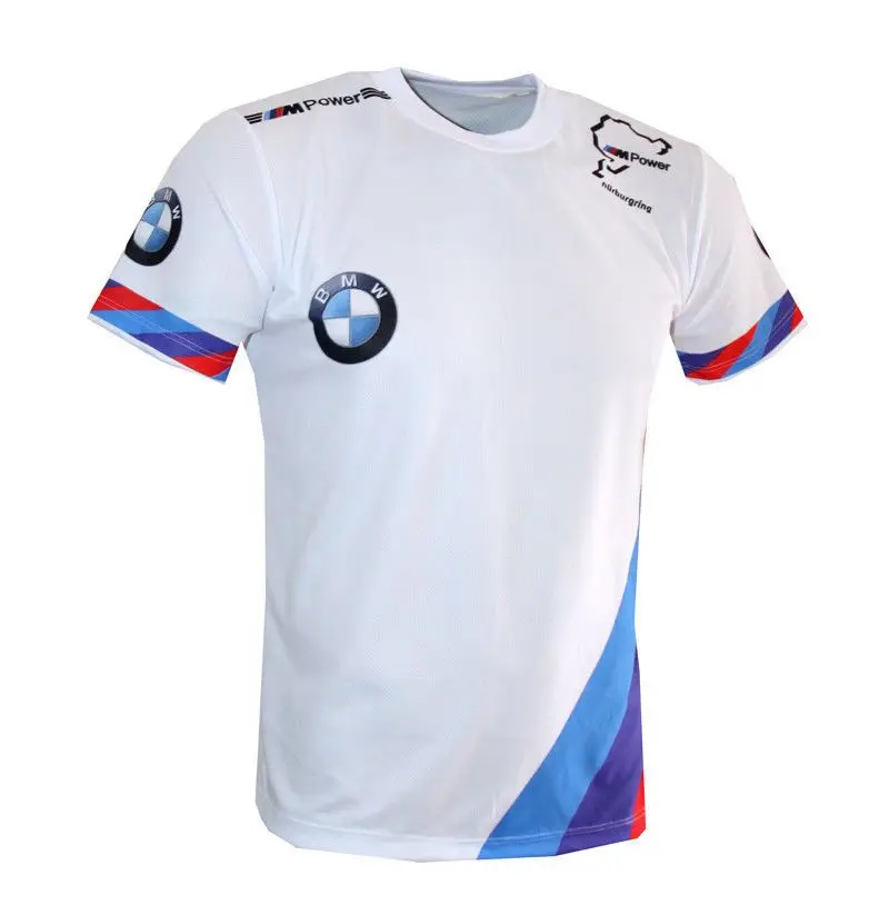 

2025 Summer BMW Motorcycle Racing Men's Quick-drying Short-sleeved T-shirt Comfortable and Breathable Casual Loose Brand Trend