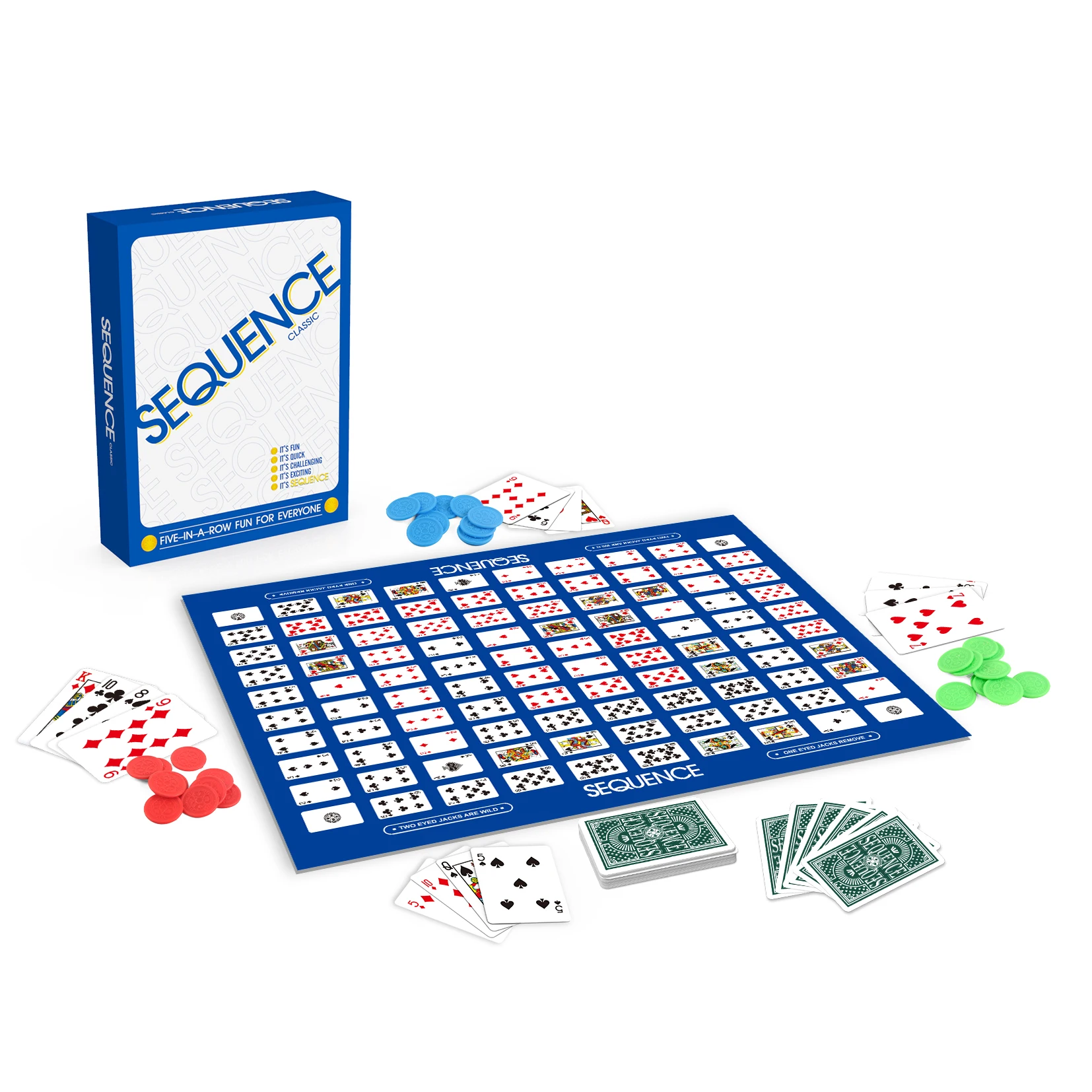 

Настольная игра Sequence classic (новая версия), английский/испанский/португальский/арабский