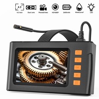 Single Dual Lens 4.3'' Screen Industrial Endoscope Camera HD1080P Explorer Pipe Car Inspection Borescope 2-10M Cable Waterproof