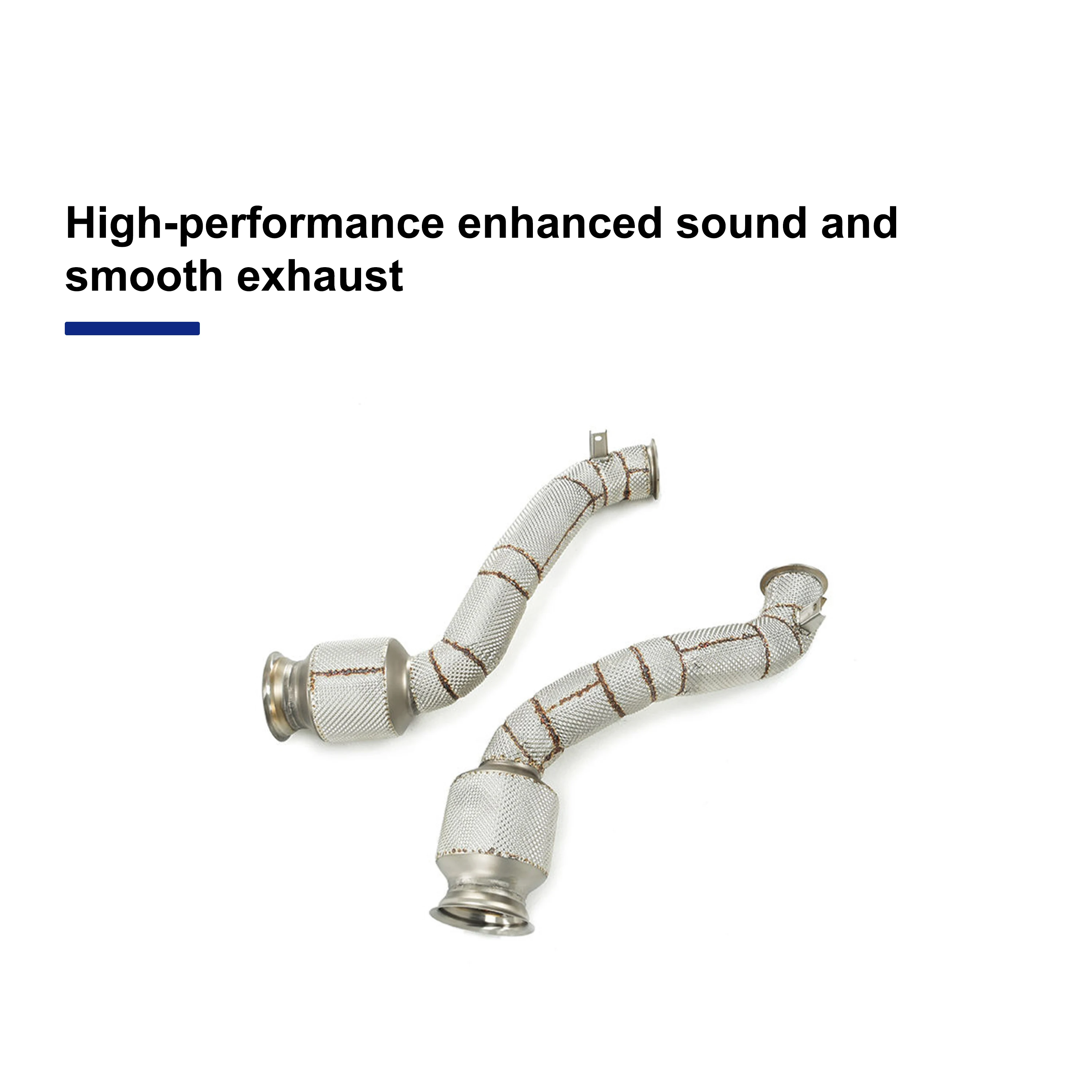 ACE High Flow Downpipe für McLaren GT 4.0T V8 2019+ SUS304 Hochleistungs-Auspuffrohr mit Hitzeschild Auto-Zubehör – Detail 5