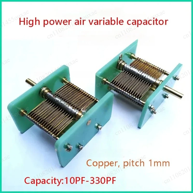 10PF-330PF Semi-handmade Air Variable Capacitor High Power Adjustable Air Tuning Capacitor