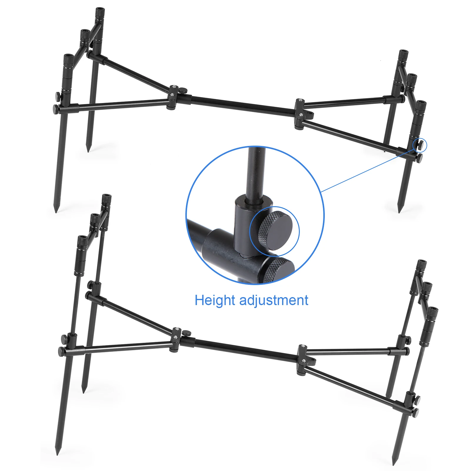 detachable-fishing-rod-stand-buzz-bar-pole-rest-head-folding-retractable-fishing-rod-holder-with-carry-bag-rod-holder-rest-head