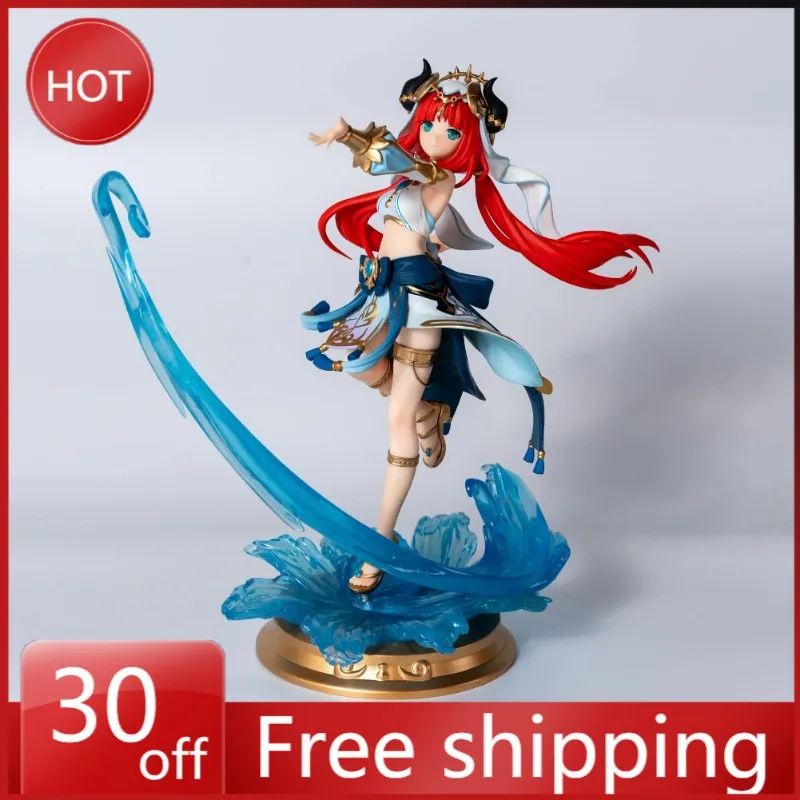 

27CM Genshin Impact Nilou Figure Lotus Light Falling Dance Feast Hot Girls Anime Action Figurine Collection Gifts Toy for Boys