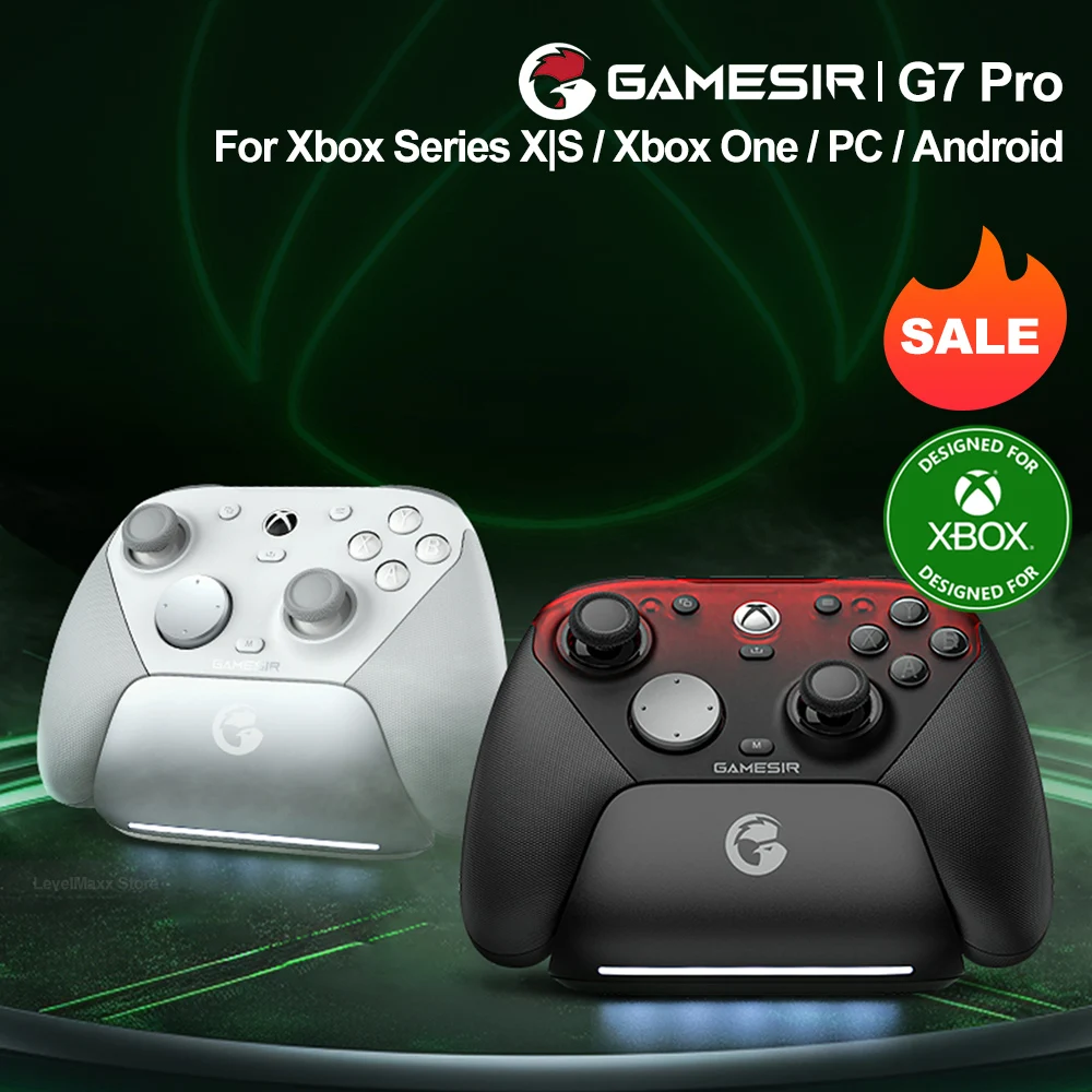 وحدة تحكم ألعاب GameSir G7 Pro Xbox لوحة ألعاب لاسلكية سلكية مع قاعدة شحن لأجهزة Xbox Series X S Xbox One PC Steam Android #1