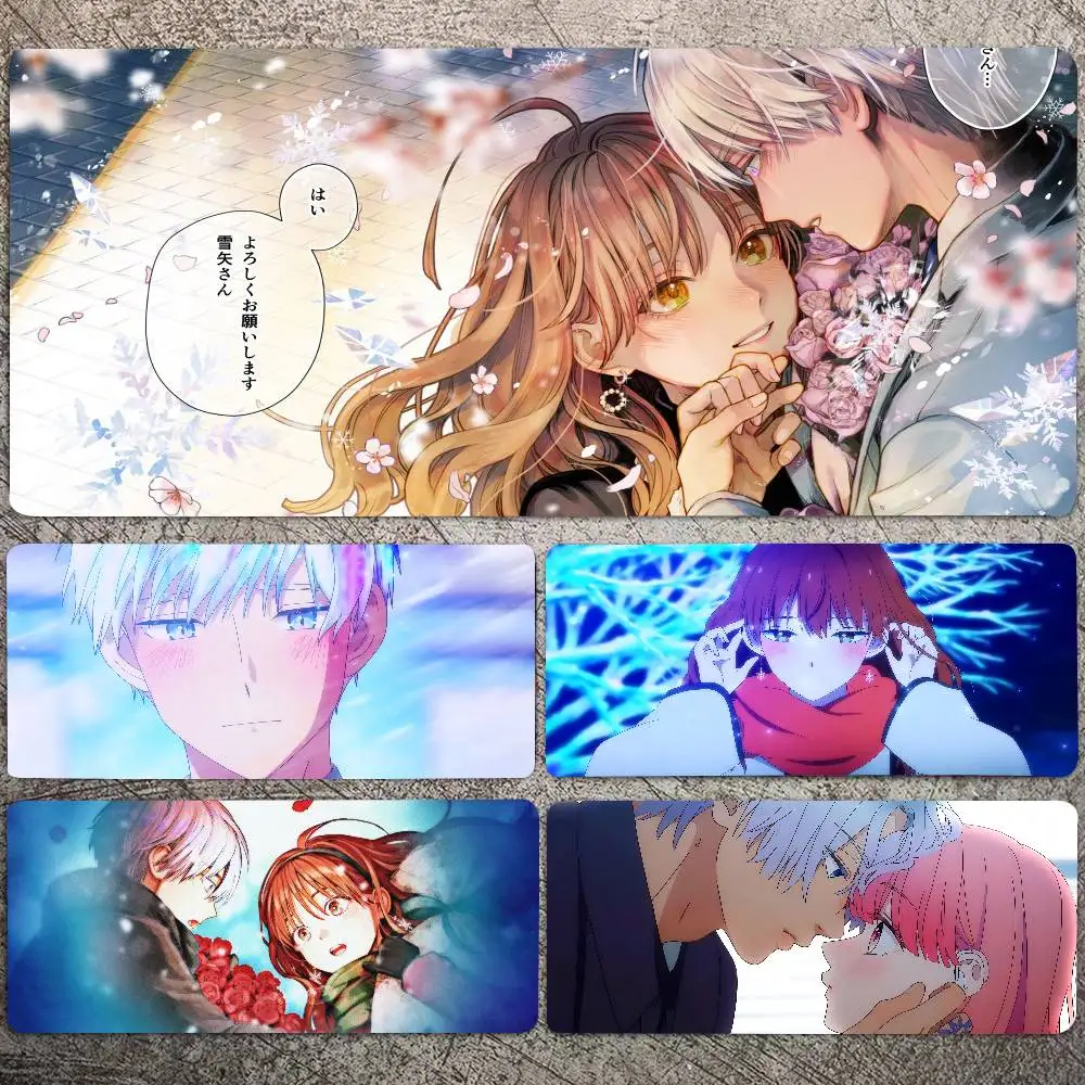 Frozen Midnight Anime Mousepad Non-slip Suitable For Office Computers Laptops E-sports Game Desk Mats XXL Keyboard