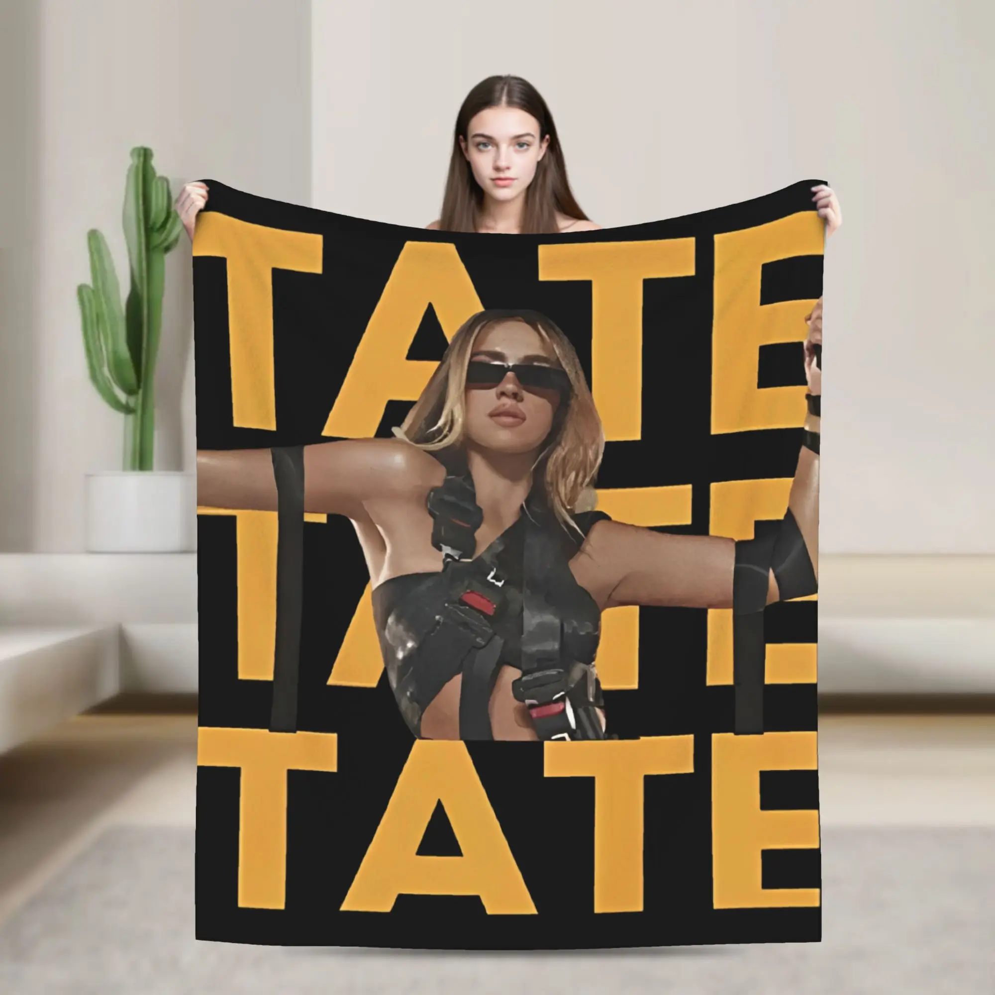 

Одеяло Miss Possessive Tour Tate McRae, теплое, уютное, пушистое, пледы для кровати, 50x60 дюймов, покрывала разных размеров