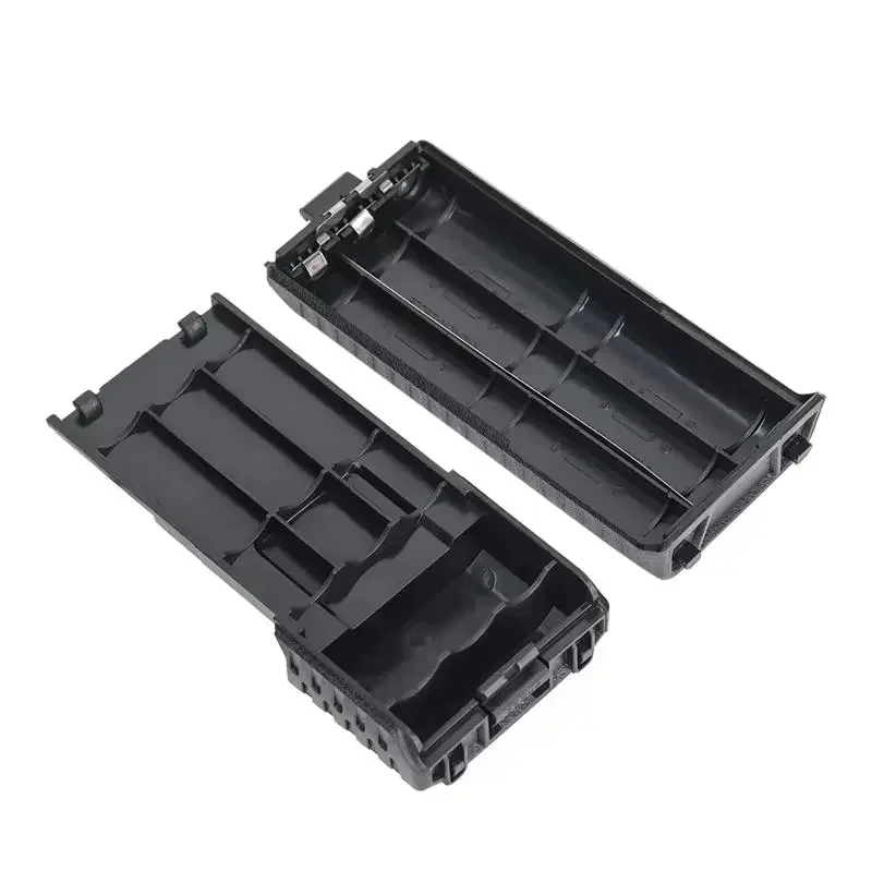 Baofeng 6 x caja de pilas AA UV-5R Walkie Talkie baterías Power Shell Radio portátil energía de respaldo para UV 5R UV-5RE cubierta de UV-5RA