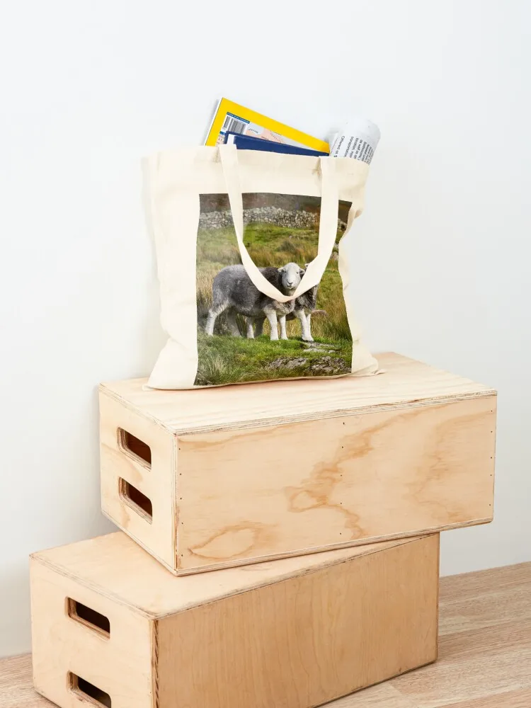 Herdwick Sheep Landscape Tote Bag shopping cart bags sac pour femme shopping bag bags luxury women