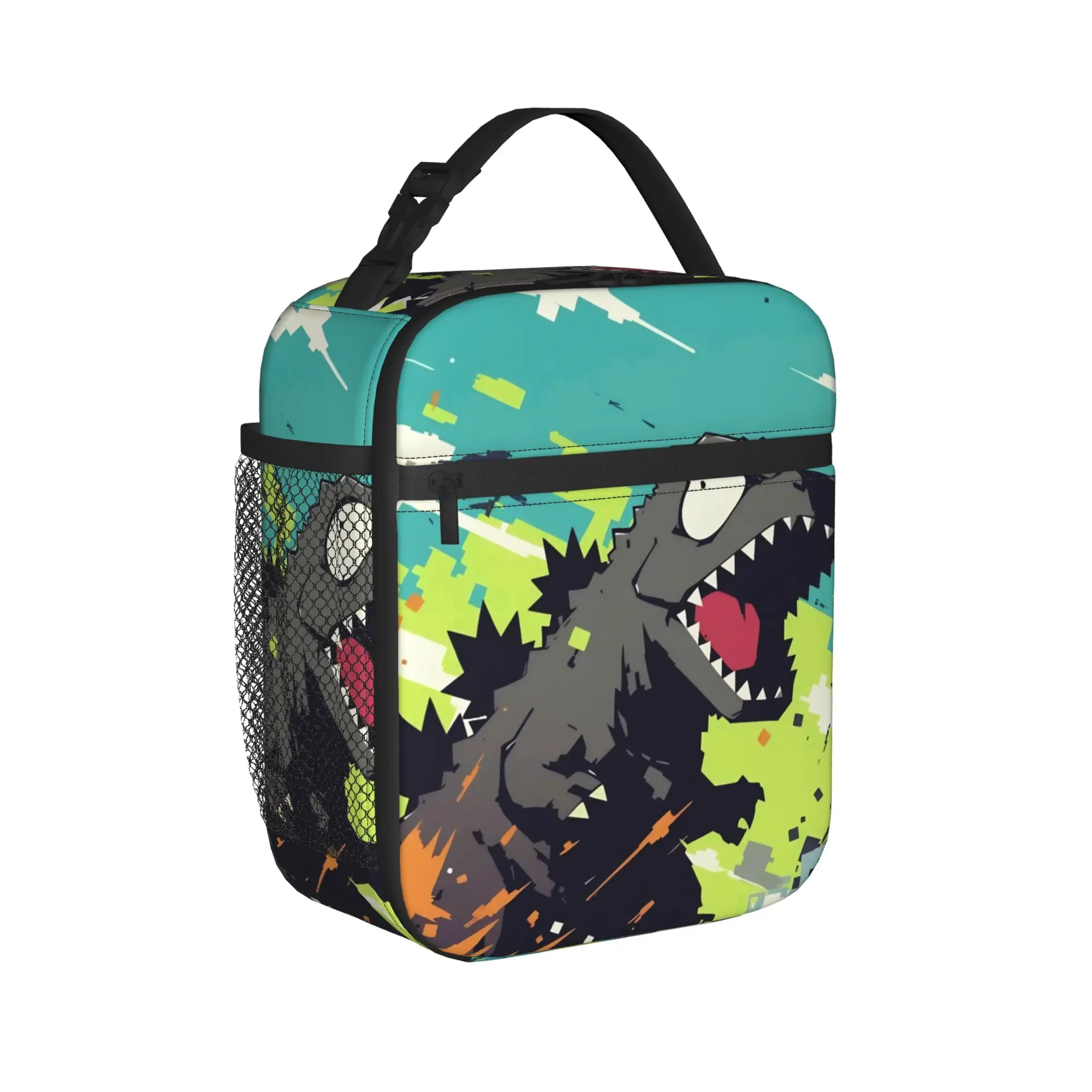 Monster G-Godzillas Thermal Insulated Lunch Bags for Picnic  Portable Bento Box Cooler Thermal Food Box