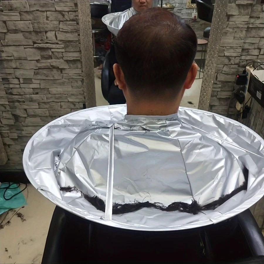 DIY Friseurumhang Regenschirm-Umhang Friseurumhang Rasierabdeckung Friseurschürze Haushaltsreinigungsschutz – Detail 2